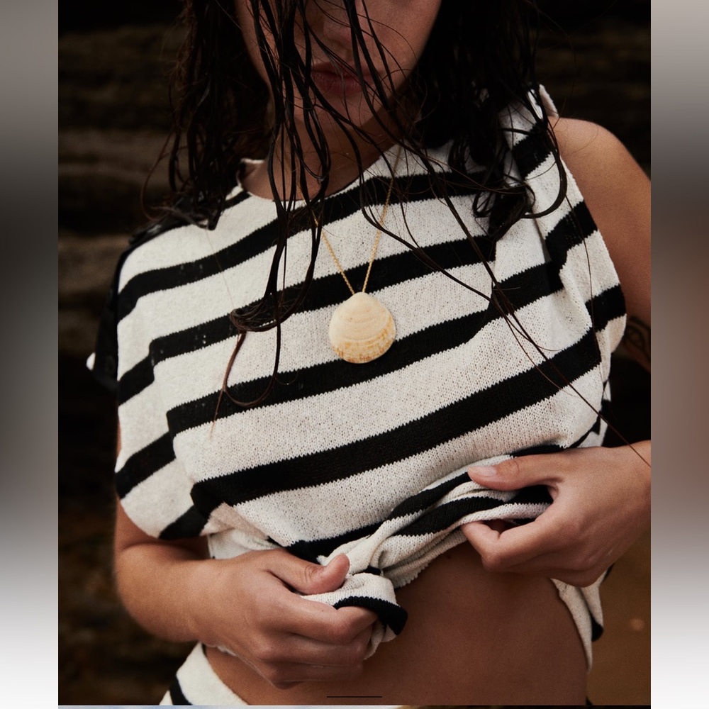 Rustic striped shirt